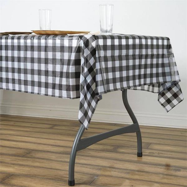 plaid tablecloth