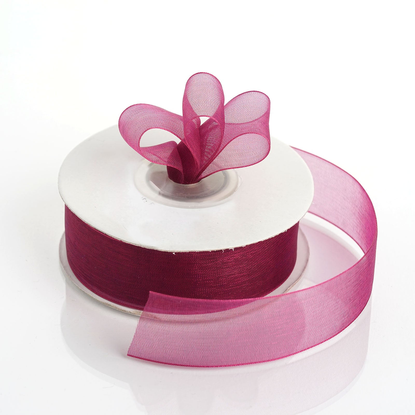 eggplant organza ribbon