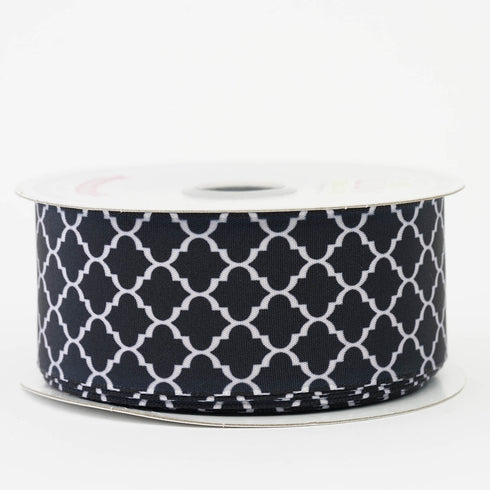 patterned grosgrain ribbon