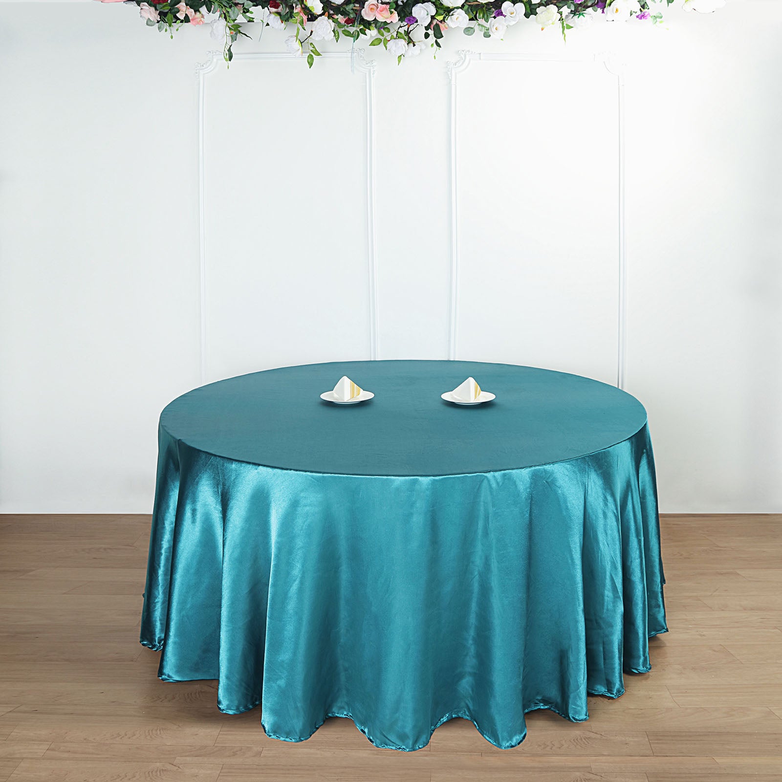 teal tablecloth rectangle