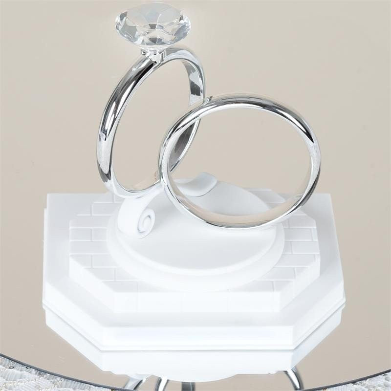 Double Ring  Wedding  Cake  Topper  eFavorMart