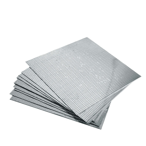 10 Pack | 12"x12" Silver Peel and Stick Backsplash Mosaic ...