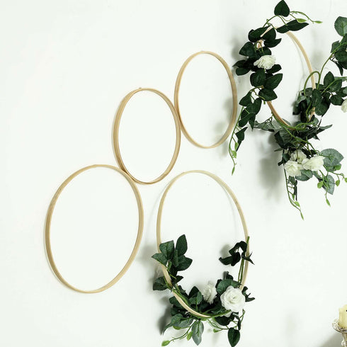 wooden hoops for crafts