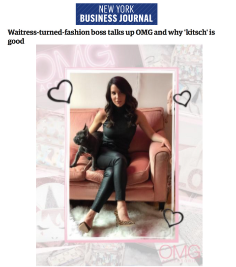 Waitress Turned Fashion Boss Talks Up Omg And Why Kitsch Is Good 