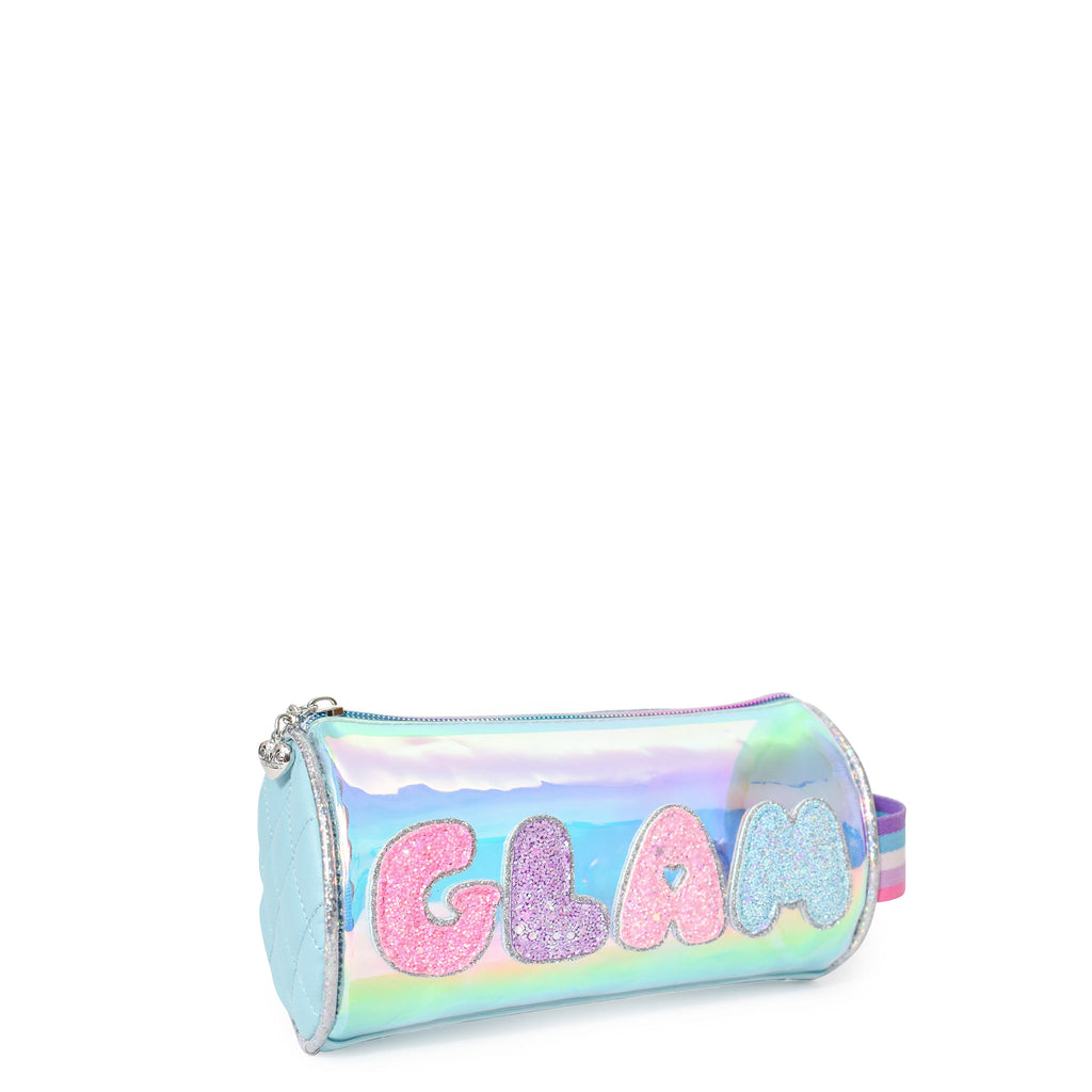 OMG Accessories Gwen Heart Tiara Rolling Luggage in Cotton Candy