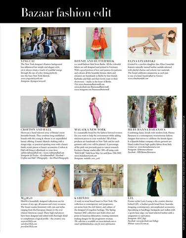 Harpers bazaar fashion edit malaika new york featured