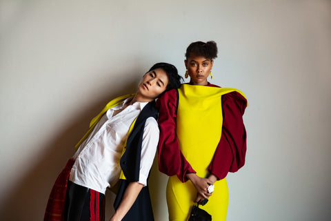 Pildora Featuring Malaika New York Zero Vest & Twist Dress made from Econyl fibre