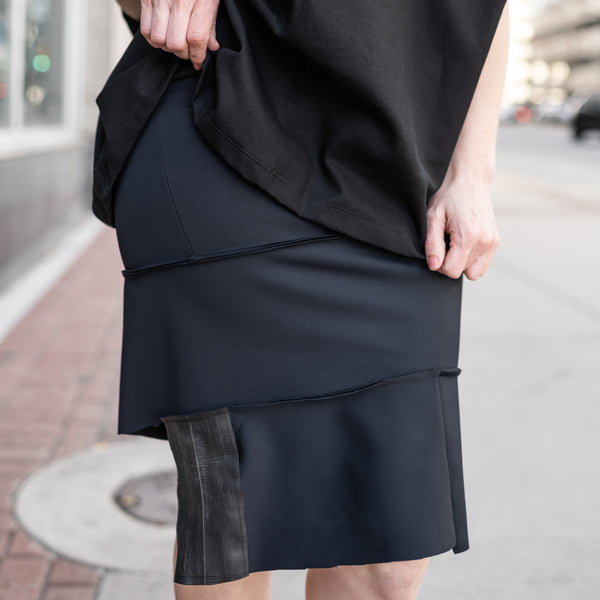 body con black skirt by Malaika New York