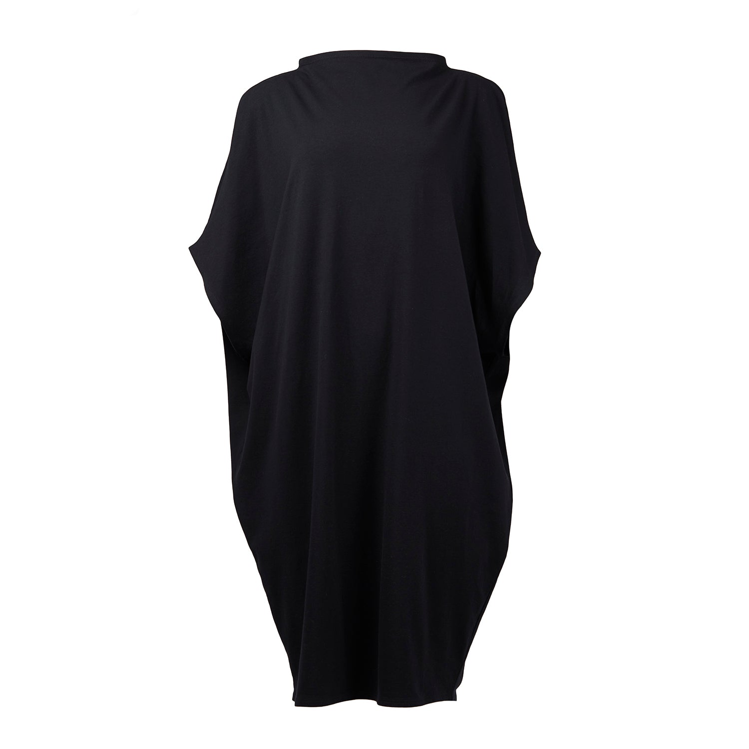 Black Hexagon T-Shirt Dress | Organic Cotton | Shift Dress - Malaika ...