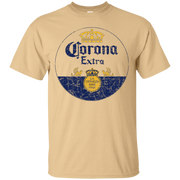 Corona Extra Beer T Shirt Custom Designed Color Worn Label Pattern