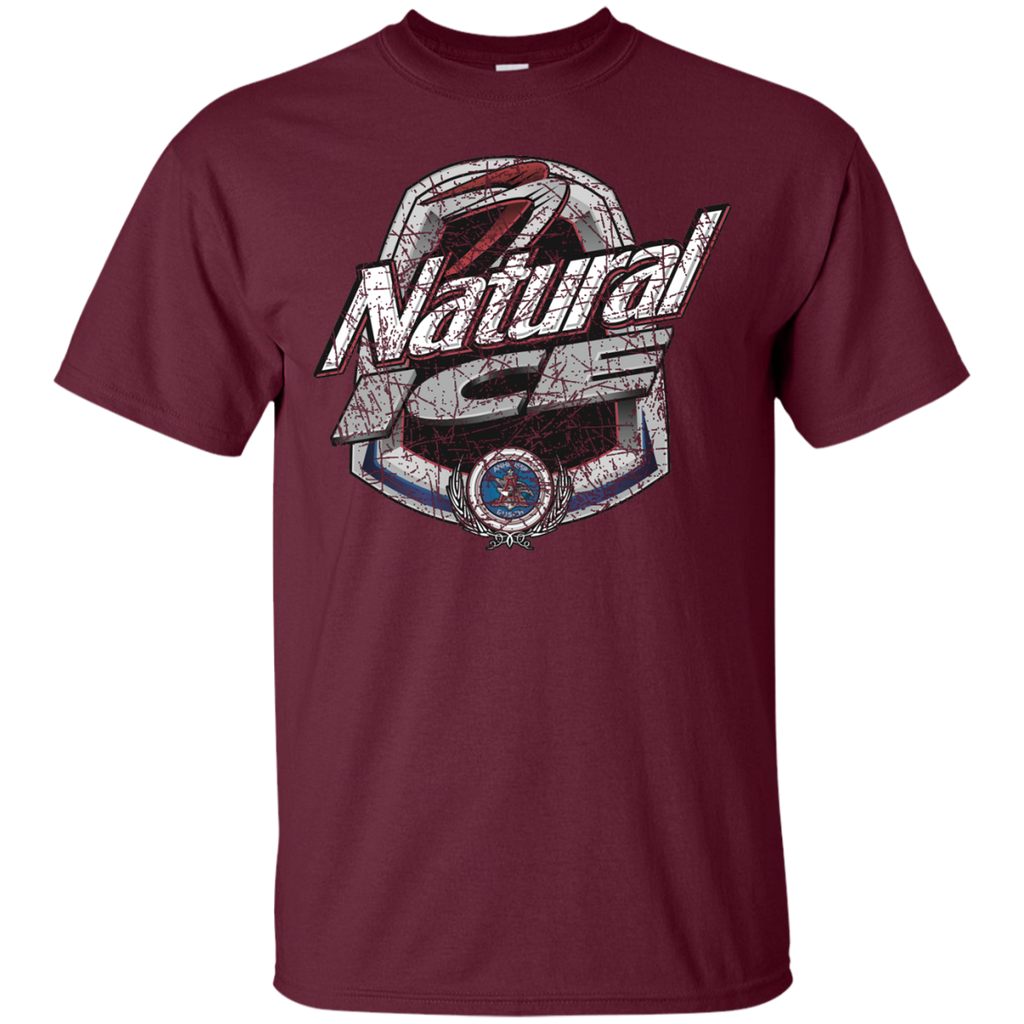 Natural Ice Beer T-Shirt Custom Designed Color Worn Label Pattern