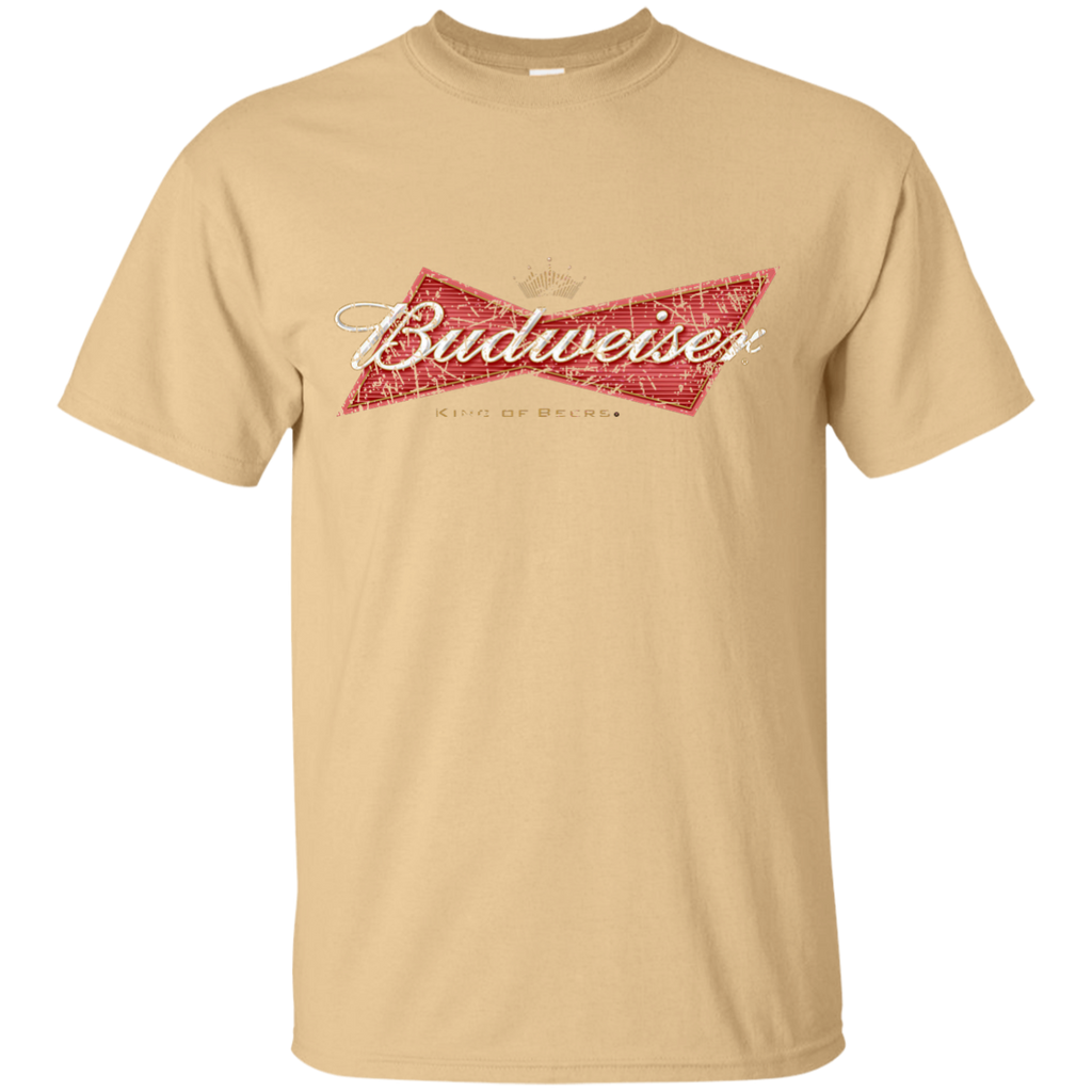 Budweiser Beer T Shirt Color Custom Designed Worn Pattern Label Beertshirtworld 