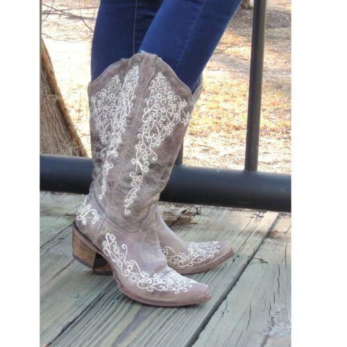 corral women's crater embroidery western boots