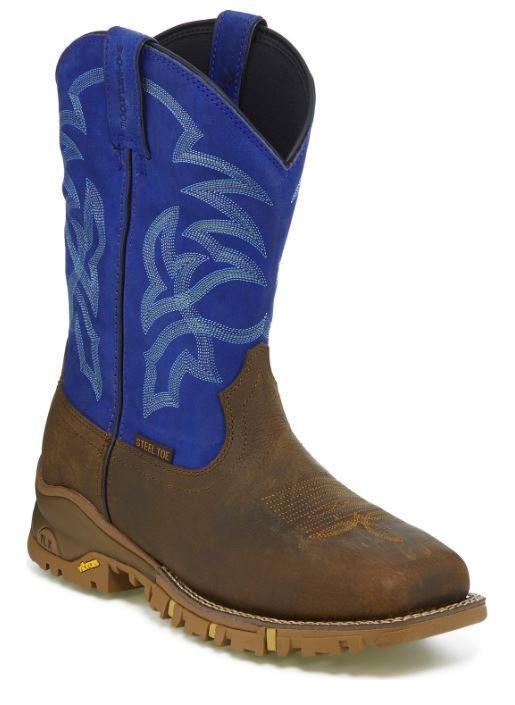 western style steel toe boots