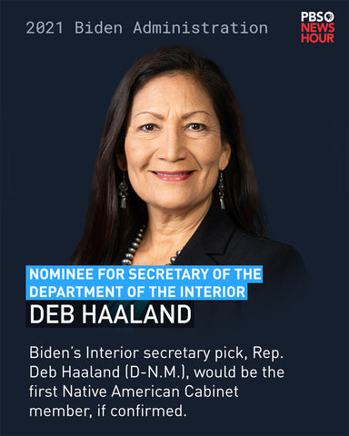 Deb Haaland First Native American Interior Secretary 