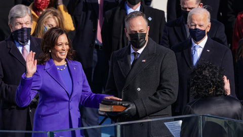 Kamala Harris Being Sworn in at the Inauguration 