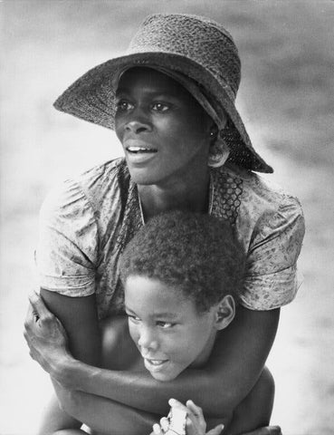 Cecily Tyson Holding Her Son in Sounder