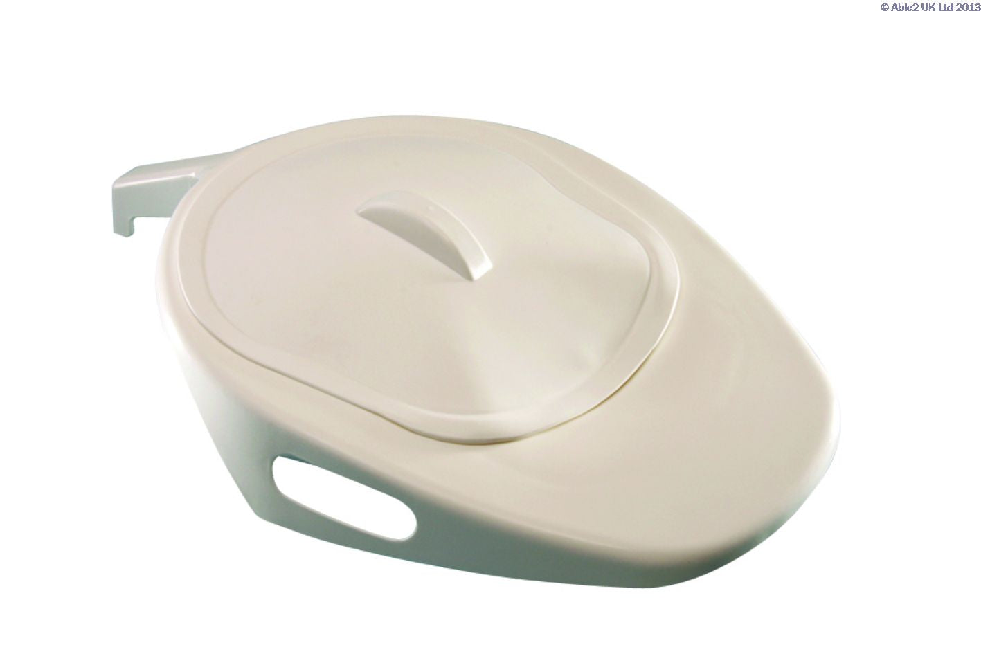 Able2 Bed Pan with Lid PR50007/WL - Aline Mobility