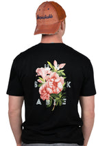 BLACK FLORAL T-SHIRT Nav Image 2