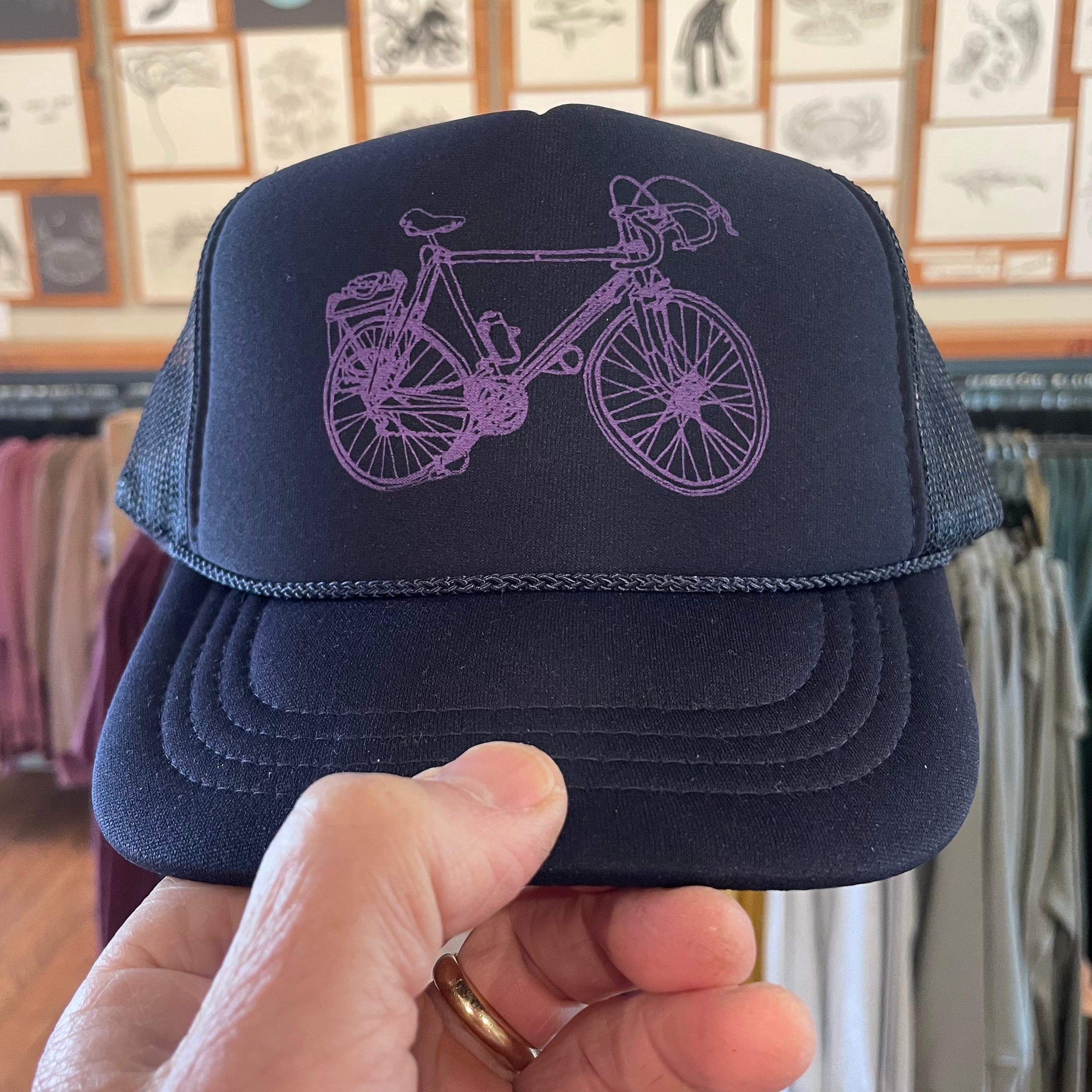 Bike - Youth Trucker Hat (Navy)