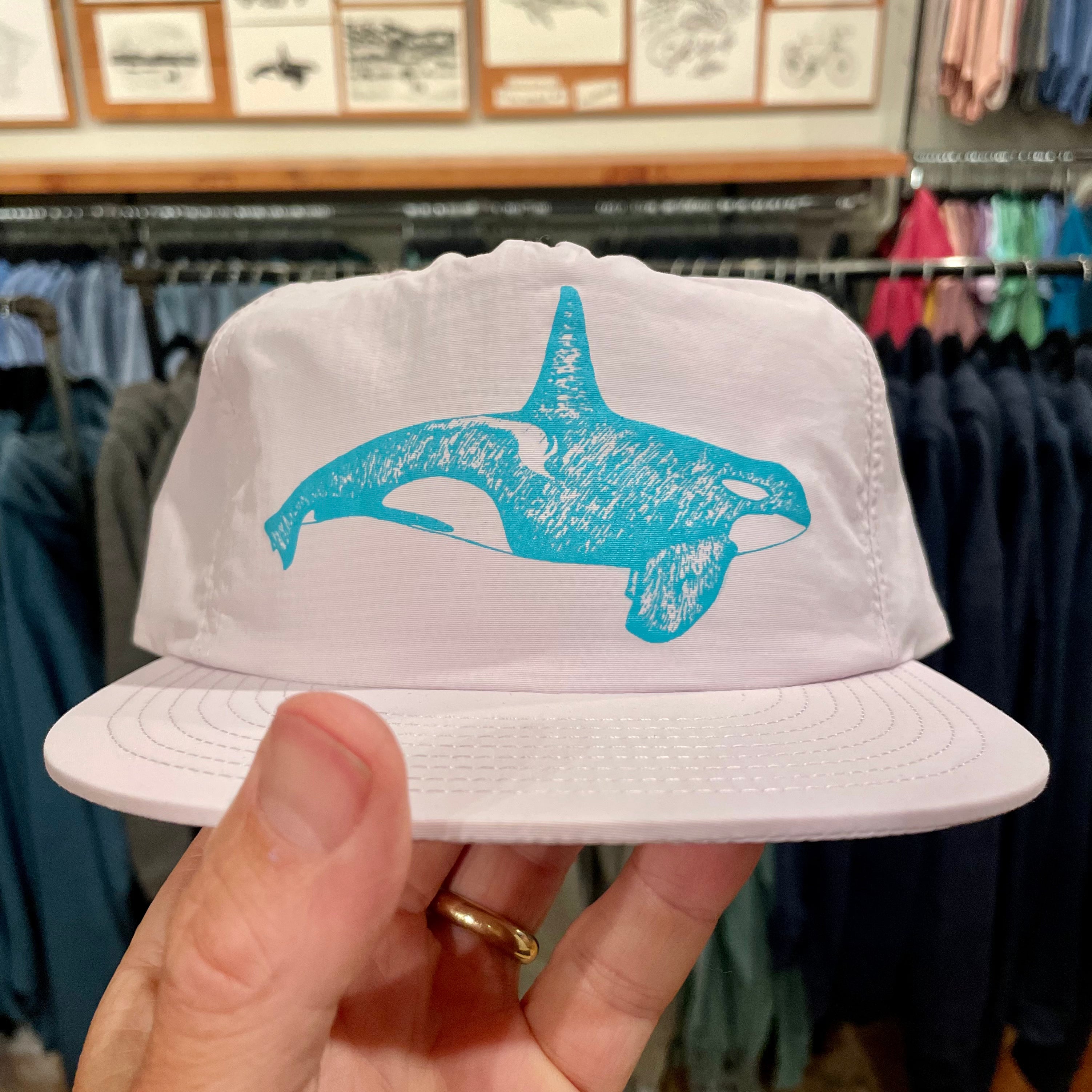 Orca Whale - Nylon Surf Hat (Orchid)