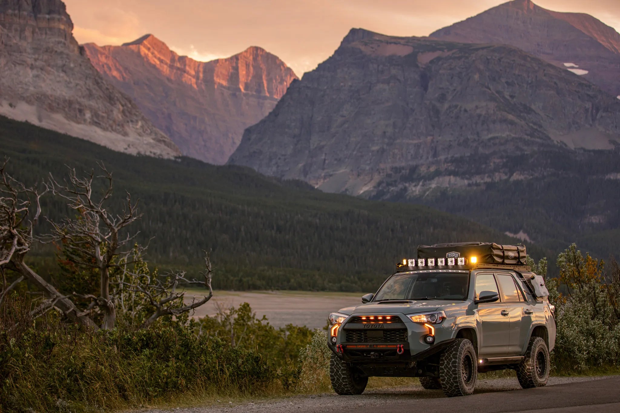 GALLERY | TOYOTA 4Runner (lunar rock) on HD OFF-ROAD VENTURE / BLACK