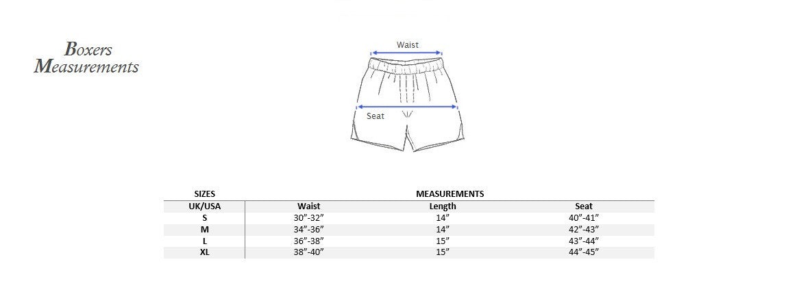 boxer measurements