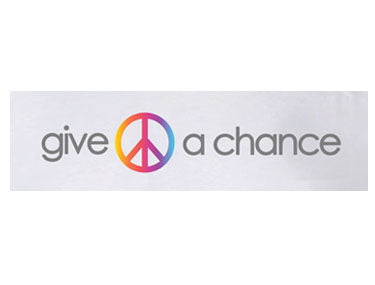 'Give Peace a Chance' Slogan T-shirt design