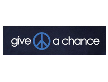 'Give Peace a Chance' Slogan T-shirt design