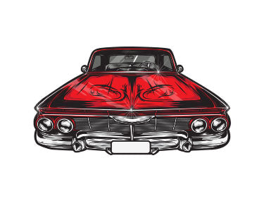 American Cadillac Retro Car  T-Shirt