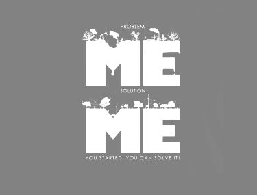  'Me problem Me Solution' Motivational Text T shirt