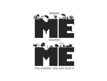 Me problem Me Solution Text T shirt