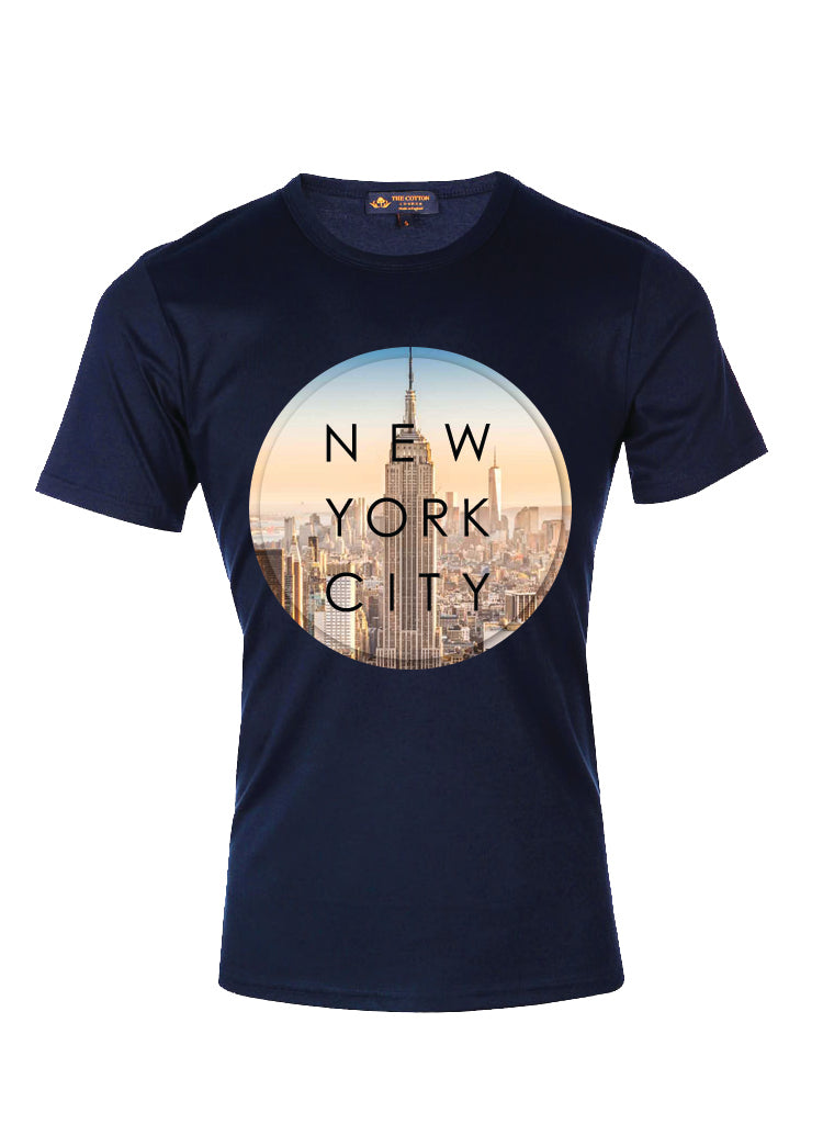 TCL New York City Skyline Navy T-shirt
