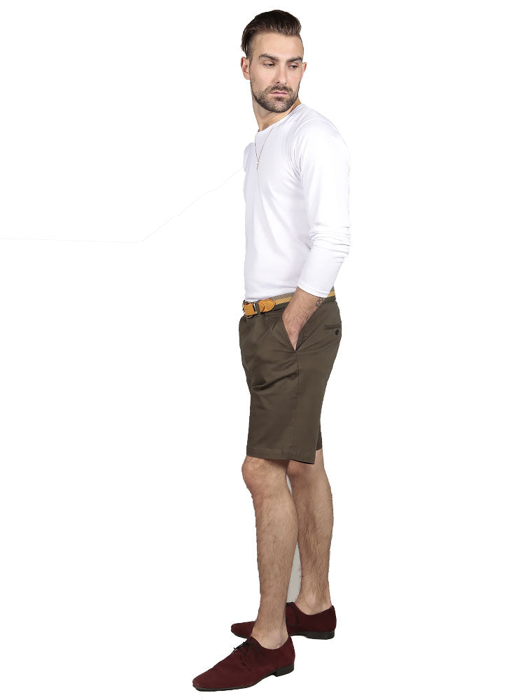 olive chino shorts