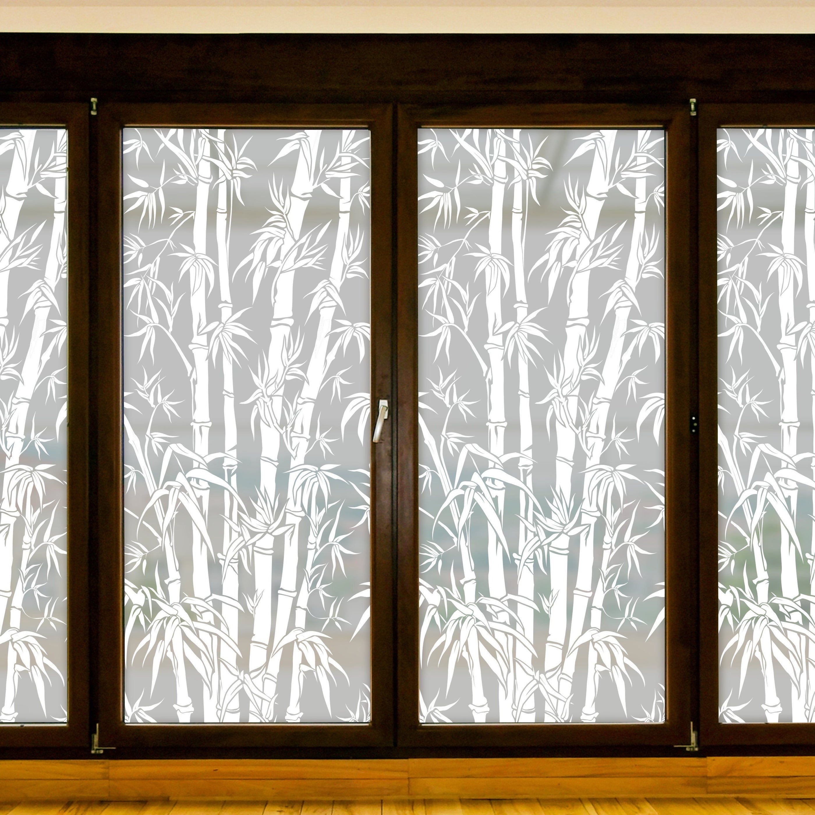 Big Bamboo Privacy Window Film Static Cling Window Film World 4419