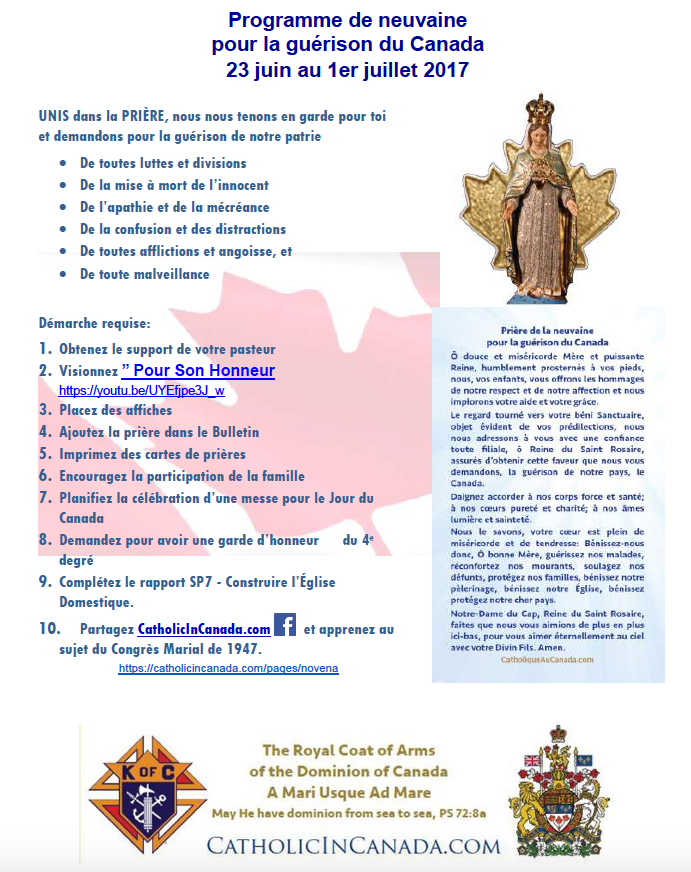 Neuvaine  fr – CatholicInCanada.com