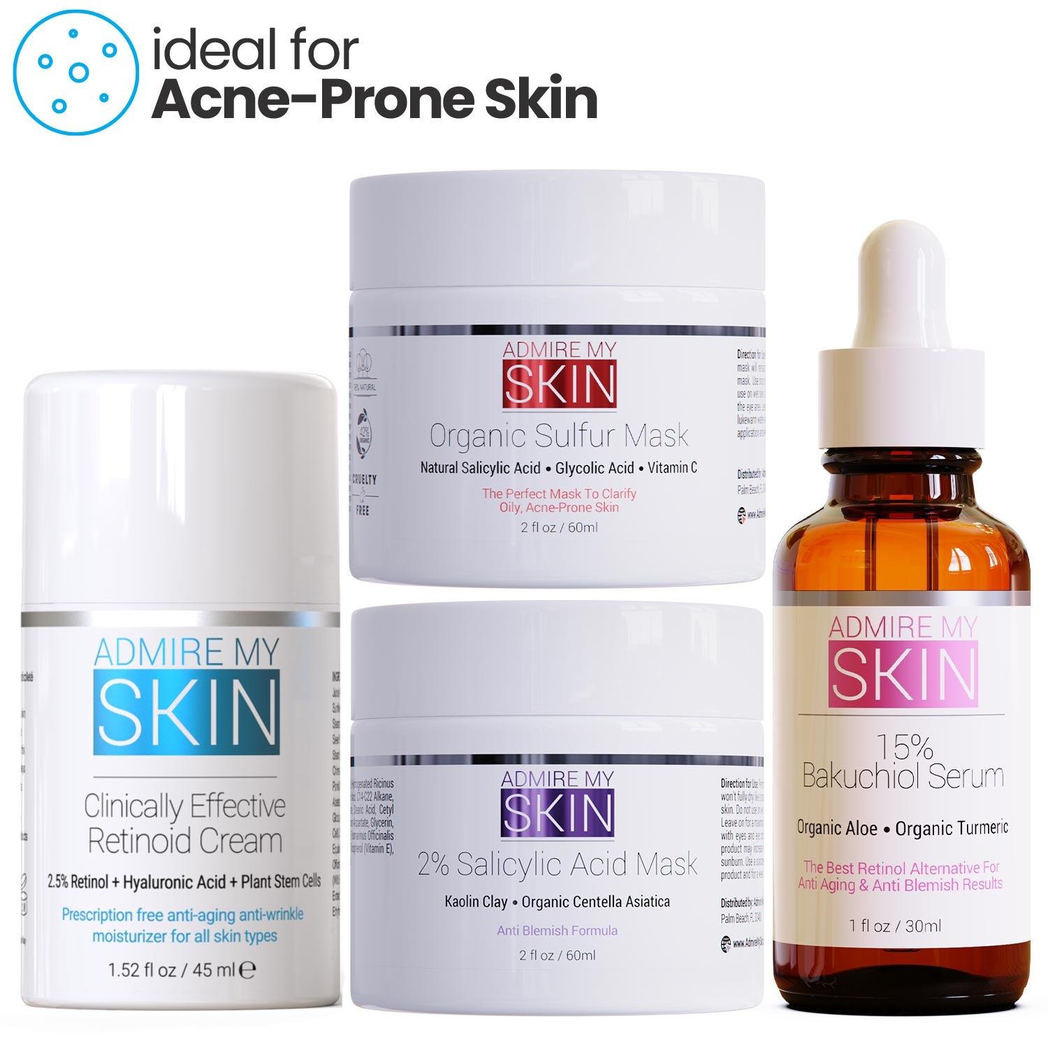 Image of Skincare Products for Acne Treatment