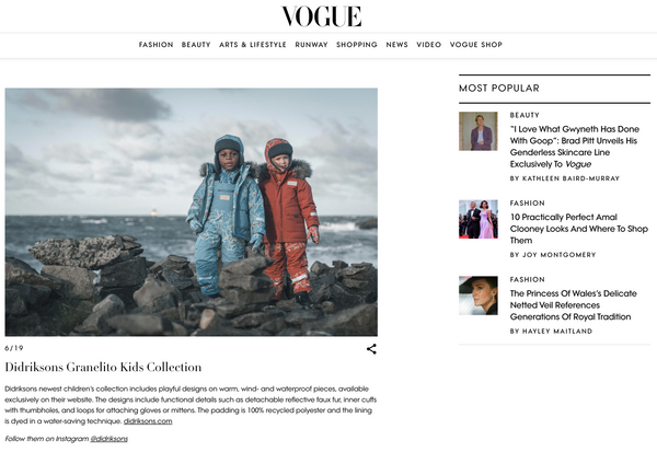 Didriksons X Granelito | Vogue UK 