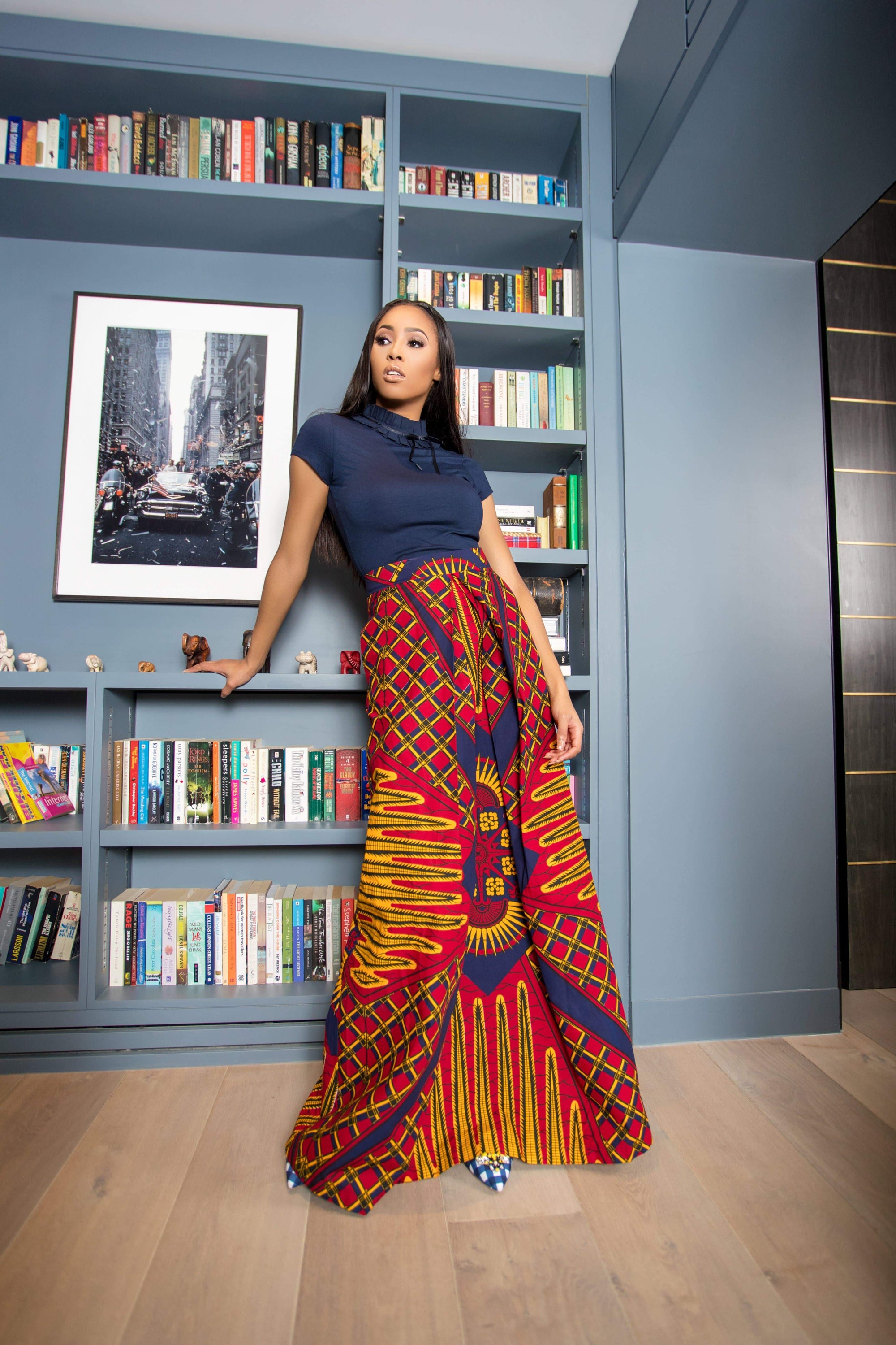 african print maxi skirt uk