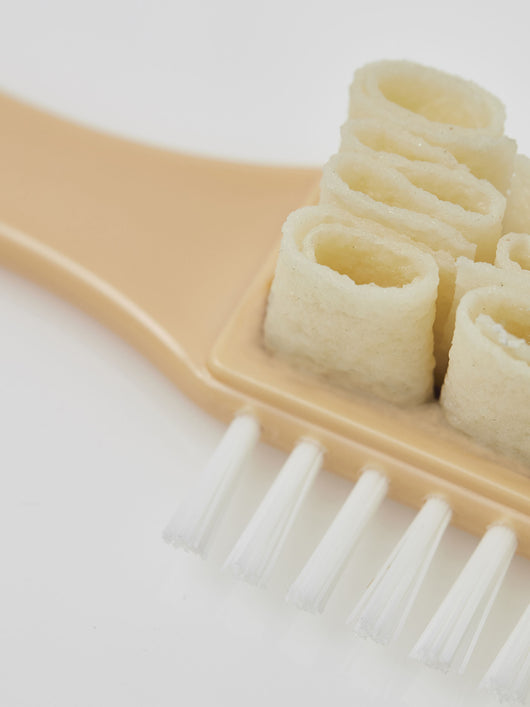 suede crepe brush