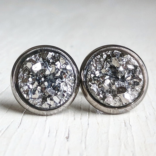 Ultra Violet on Gold - Druzy Stud Earrings - Hypoallergenic Posts – Jenna  Scifres Handmade Jewelry