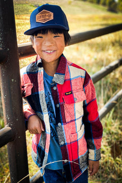 Boys Wrangler Sherapa Lined Flannel Jacket