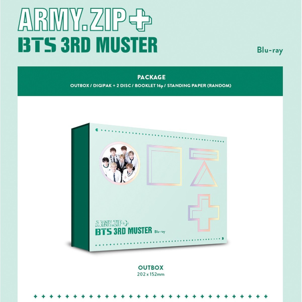 BTS 3RD MUSTER ARMY.ZIP+ (2 DISC) Blu-ray