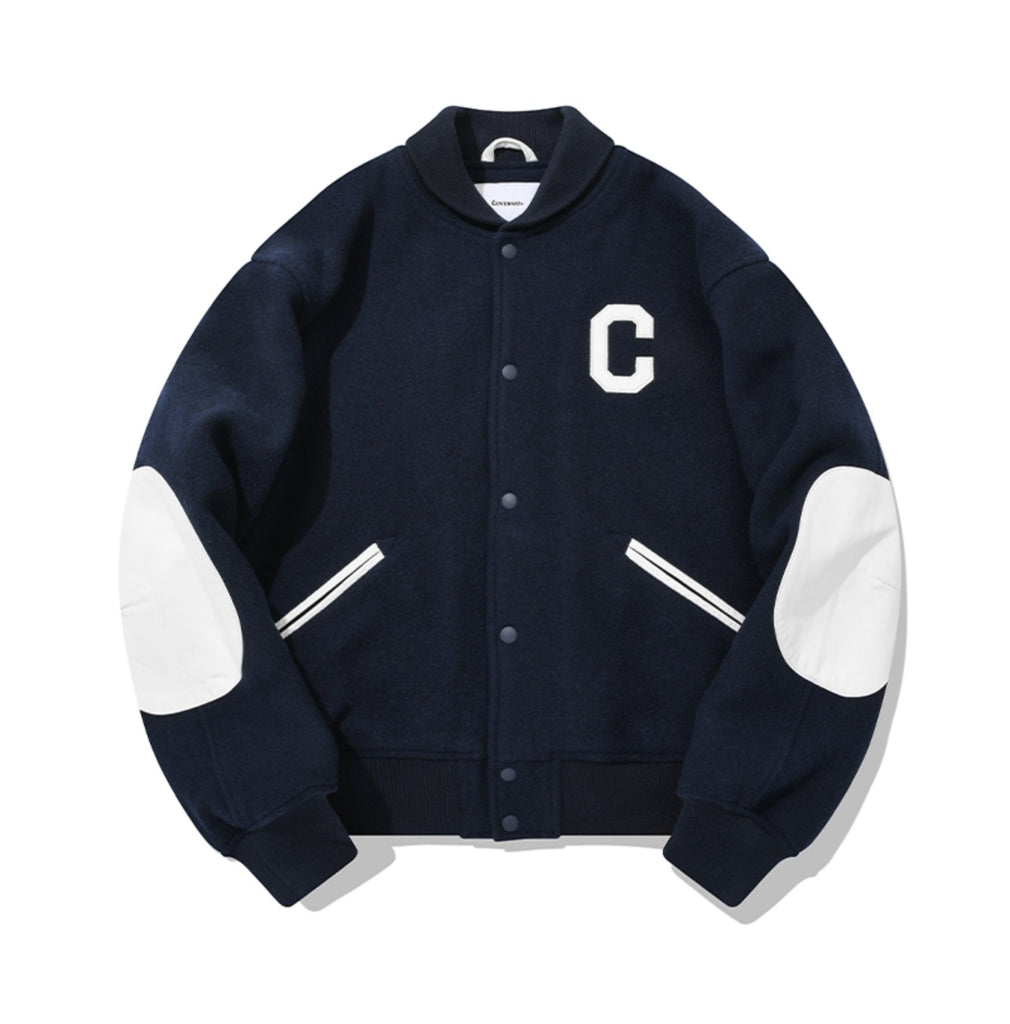 Covernat C Logo Varsity Jackets – hallyumart