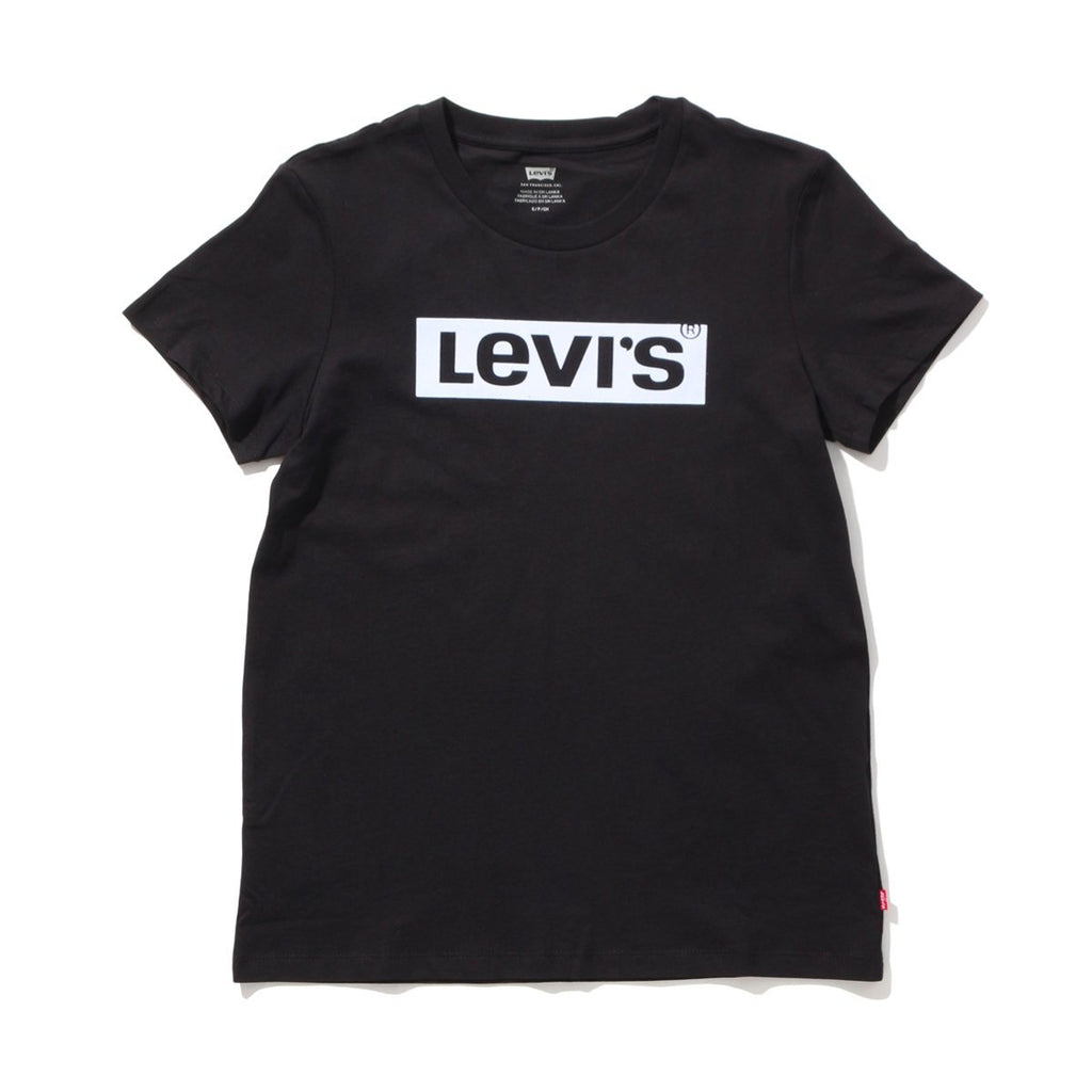 Levis Women Perfect Logo Graphic T-shirts Black 173690488, type: T-shirts,brand: Levis-hallyumart
