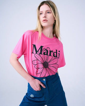 Mardi Mercredi Flower Mardi T-shirts – hallyumart