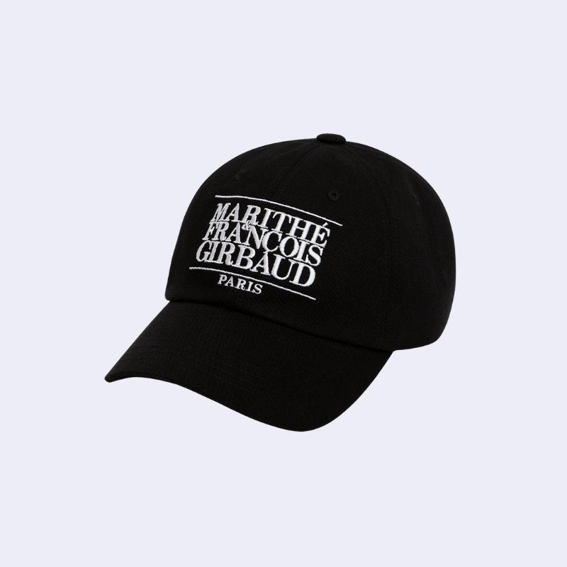 Marithe Francois Girbaud Marithe Classic Logo Cap Black – hallyumart