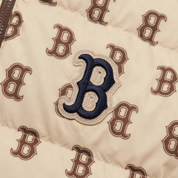 MLB Monogram Down Jumper Boston Red Sox Beige 3ADJM0116-43BGS