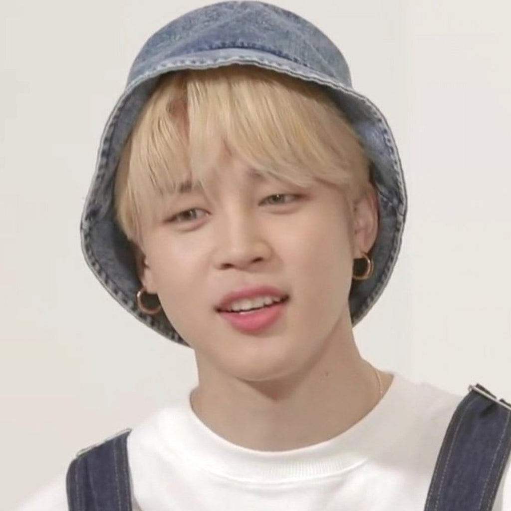 Universal Chemistry Washing Dark Denim Bucket Hat BTS Jimin – hallyumart