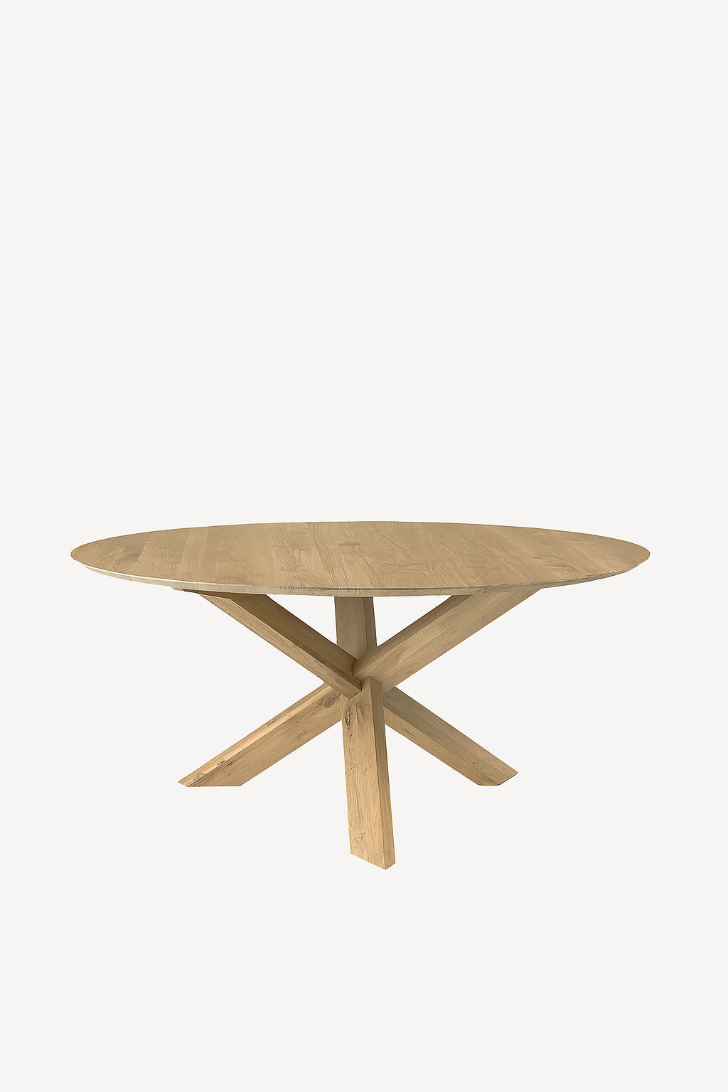 Oak Circle Dining Table